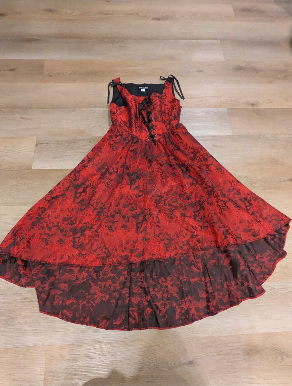 Scarlett Darkness Red Corset Style Dress Size 8